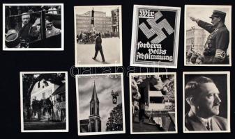 cca 1939-1940 "Adolf Hitler és útja Nagy Németország felé", gyűjtőkártya csomag az Anschlu...