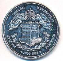 DN "Magyarország Keresztény Királyai / I. "Igazságos" Mátyás" Ag emlékérem (20,2...