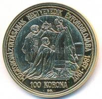 1907. 100K "Ferenc József Megkoronázásnak Negyvenedik Évfordulója", "COPY" jelzé...