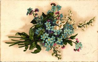 Flowers, litho