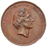 Német Államok / Szászország 1868. "Emil Devrient" Br emlékérem. Szign.: Heinrich Jauner (50mm) T:2- ph. German States / Saxony 1868. "Emil Devrient" Br commemorative medallion. "EMIL DEVRIENT EHRENMITGLIED DES KÖNIGL. SäCHS. HOFTHEATERS / DEM RUHMVOLLEN MEISTER IHREM EDLEN KUNSTGENOSSEN, AM TAGE SEINES RÜCKTRITTES IM MAI 1868 DIE MITGLIEDER DES K. HOFTHEATERS ZU DRESDEN". Sign.: Heinrich Jauner (50mm) C:VF edge error