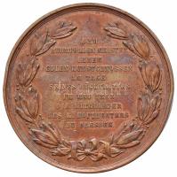 Német Államok / Szászország 1868. "Emil Devrient" Br emlékérem. Szign.: Heinrich Jauner (5...