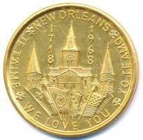 Amerikai Egyesült Államok 1968. "King of Carnival New Orleans 1872 / New Orleans 1718-1968&quot...