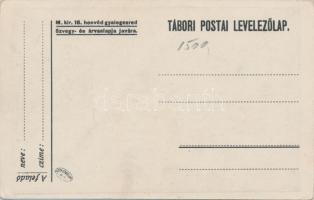 Tábori étkeztetés; a m. kir. 16. honvéd gyalogezred özvegy- és árvaalapja javára / WWI Hungarian Arm...