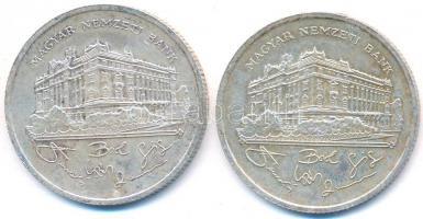 1992. 200Ft Ag "MNB" (2x) T:2,2-