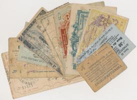 Franciaország 1914-1917. 10db klf szükségpénz T:vegyes France 1914-1917. 10pcs of diff necessity notes C:mixed