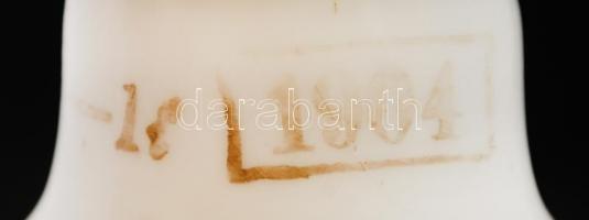 Antik (1904) tejes palack, "A budapesti Központi Tejcsarnok szövetkezet tejterméke" felira...