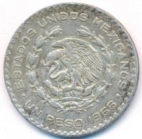 Mexikó 1966. 1P Ag "Függetlenség" T:2-
Mexico 1966. 1 Peso Ag "Independence" C:V...