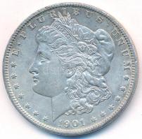 Amerikai Egyesült Államok 1901O 1$ Ag "Morgan" T:2 USA 1901O 1 Dollar Ag "Morgan Dollar" C:XF