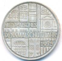 NSZK 1975F 5M Ag "Európai Műemlékvédelem" T:2 (exPP) 
FRG 1975F 5 Mark Ag "European M...