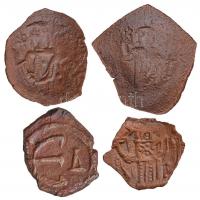 Bizánci Birodalom 4db-os Br tétel, közte vágott darab T:2-,3,3-
Byzantine Empire 4pcs of diff. Br co...