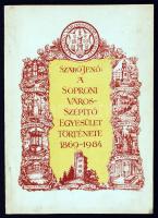 Szabó Jenő: A Soproni Városszépítő Egyesület története 1869-1984. Különlenyomat a Soproni Szemle 1983. évi 1., 2., 4. és az 1984. évi 1. számában megjelent tanulmányról. Sopron, 1984. Kiadói papírkötés, belső címlapon szakadással, amúgy jó állapotban.