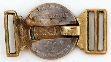 "Légy résen" feliratú cserkész övcsat, 9x5 cm