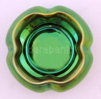 Zsolnay eozin mázas váza, jelzett, hibátlan, 8x11cm