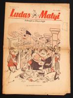 1953-1956 A Népsport, a Magyar Népköztársaság Országos Testnevelési és Sportbizottságának Lapjának 3 db száma, a Magyarország-Svédország, Magyarország-Anglia(6:3), (7:1), és 1 db Ludas Matyi Lebontják az Ilkovics-büfét főcímmel