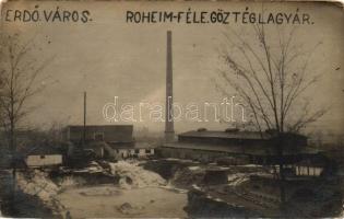 1923 Erdőkertes, Erdőváros; Roheim-féle gőztéglagyár, photo