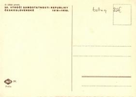 1938 20. vyroci samostatnosti republiky ceskoslovenske, Sv. Vaclav, Jan Zizka / 20th anniversary of ...