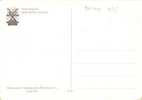 1938 Vsesokolsky slet v Praze / Sokol postcard, patriotic propaganda s: J. Soukup