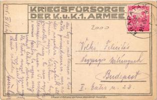 Im Urlauberzug; Kriegsfürsorge der K.u.K. 1. Armee / on a leave, K.u.K. military s: Herman Molzer