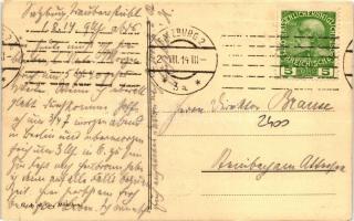 Deutschland und Österreich; Sie sollen uns nur kommen! / Viribus Unitis military propaganda s: Anton...