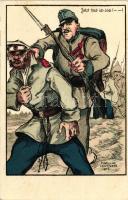 'Jetzt hab ich dich! - -!' captured Russian soldier, K.u.K. military propaganda s: Karl M. Lechner