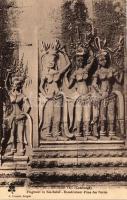 Angkor Wat, Bas-Relief, door frame