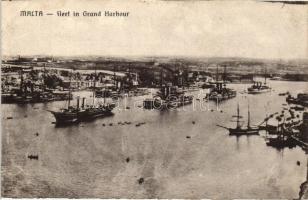 Grand Harbour, fleet, warships (EK)