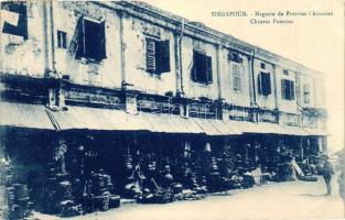 Chinese Poteries market, merchants from Singapore (EK)