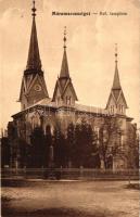 Máramarossziget, Református templom, Wizner és Dávid kiadása / calvinist church (EK)