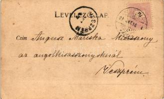 Rezi-vár, Tátika-vár, Art Nouveau; Mérei Ignácz kiadása (EK)