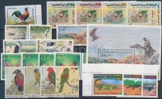 Animals 21 diff. stamps + 1 block, Állat motívum 21 klf bélyeg + 1 blokk