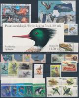 Állat motívum 29 klf bélyeg + 1 blokk + 1 bélyegfüzet, Animals 29 diff. stamps + 1 block + 1 stampbooklet