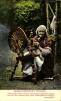 Irish spinning wheel, folklore