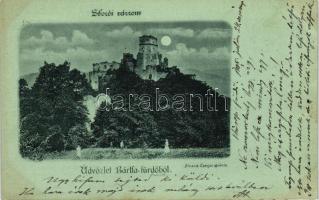 1898 Zboró, várrom, kiadja Divald / castle ruins