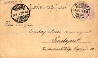 1899 Brassó, Kronstadt, Martinsberger Kirche (EK)