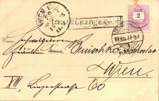 1898 Trencsén, 200 év előtt / vor 200 Jahren; Gansel Lipót kiadása, litho