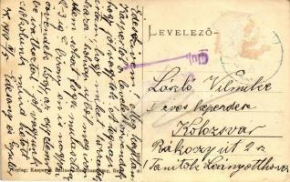 Kőhalom, Reps; Főtér / Markt Verlag Kasper & Kellner / market place, castle (Rb)