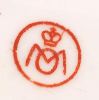 Metzler&Ortloff "Barátkozás" porcelán, kézzel festett, hibátlan, jelzett, 9x5x3 cm