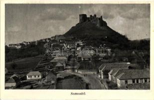 Sátorosbánya, Siatorská Bukovinka; Somoskői vár / Hrad Somoska / castle ruins (lyuk / pinhole)