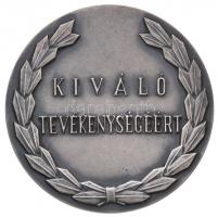 Búza Barna (1910-2010) DN "Magyar Közgazdasági Társaság / Kiváló tevékenységéért" ezüstözö...