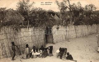 Senegal, Jeux denfants / Senegalese folklore, playing children