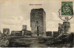 Bács, Várromok; kiadja Topalits Imre / castle ruins