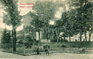 Besztercebánya, Sétatér a bástyával; Machold F. kiadása / park, bastion