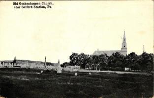 Salford Township, Old Goshenhoppen church (EB)