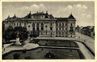 Rimaszombat, Járási hivatal, Tompa kert / district office, garden (EK)