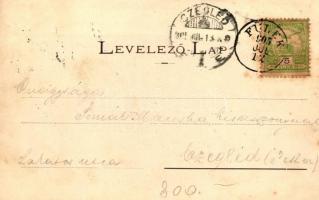 Fülek, Cseviczei-forrás, Vár; Andor Ernő kiadása / fountain, castle