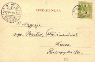 Zólyom, vár, kiadja özv. Lőwy Samuné / castle