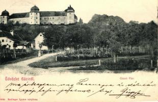 Gács, Vár; Redlinger Ignácz kiadása / castle