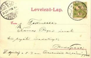 Gács, Vár; Redlinger Ignácz kiadása / castle