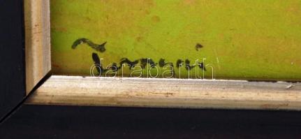 Tornyai jelzéssel: Ló, olaj, karton, fa keretben, 21,5×30 cm